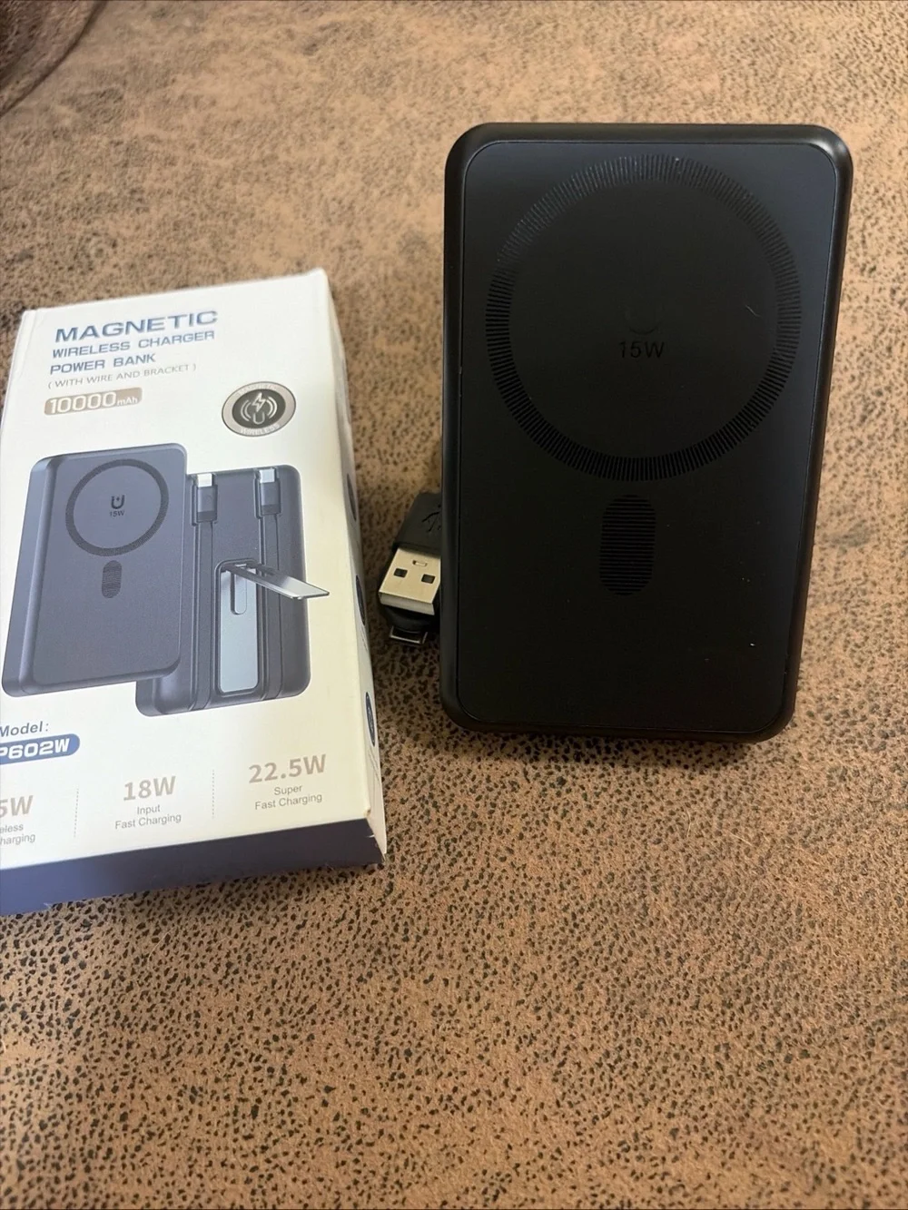 Magnetic Portable Charger Power Bank: 10000mAh Magnetic Battery Pack Cell